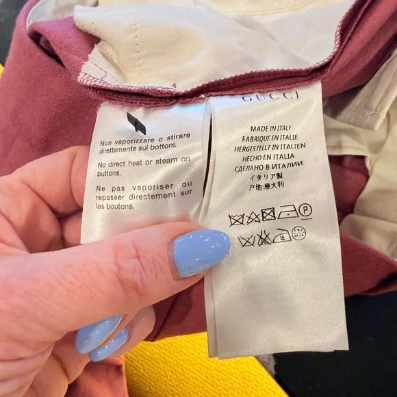 Gucci Pink Straight Leg Women's Pants - Picture 12 of 15